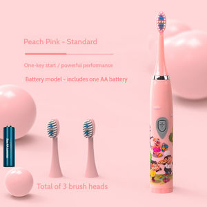 Patrón de dibujos animados Cute Little Monkey Cepillo de dientes eléctrico sónico para niños Versión de batería - Product Image 4