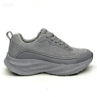 Sepatu Sneakers Warna-warni Performa Tinggi Biru Oranye Ungu Bahan Mesh Bernapas Sol Tebal Chunky Kasual Olahraga Musim Gugur Unisex
