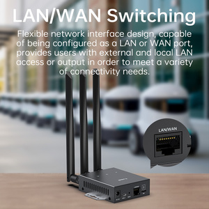 Plery R802 4G LTE Modem Router 2.4GHz 300Mbps Roteamento Estático CPE com Slot para Cartão Sim PPT2 Suporte Firewall Data Function para WiFi - Product Image 5