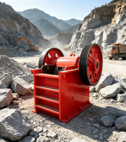 Petit concasseur à mâchoires PE150X250 pour l'extraction d'or, concasseur de roche et de pierre avec crible vibrant diesel, concasseur à mâchoires diesel portable