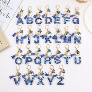 พวงกุญแจเรซิ่นรูปตัวอักษรประดับคริสตัลแบบห้อย ตกแต่งกระเป๋าถือ - Product Image 1