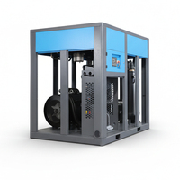Compresor de Aire de Tornillo Rotativo Industrial de Velocidad Fija de 175 HP, 132 KW, 7-10 bar, Accionamiento Directo Eficiente, Directo de Fábrica ZAKF