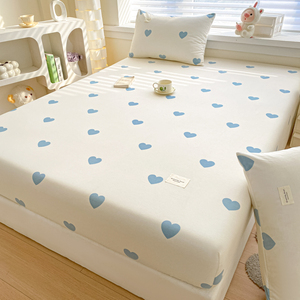 כותנה קלה טיפול מצעים רכים מצוידים מצעים מודפסת מזרון 3 חלקים לבית מותאם - Product Image 3