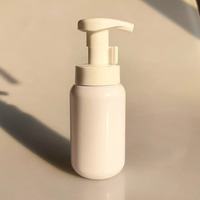 Bouteilles rondes Boston de 150 ml et 500 ml avec pompe à mousse pour gel douche, lotion, soins de la peau, emballage pour soins de la peau