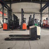 Chariot élévateur à palettes entièrement électrique YONGJIELI CBD100 à faible bruit avec batterie au plomb-acide et pneus en polyuréthane pour utilisation en intérieur