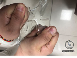 <span class=keywords><strong>Bâche</strong></span> en PVC transparente blanche imperméable tissée sur mesure avec revêtement PVC <span class=keywords><strong>pour</strong></span> <span class=keywords><strong>terrasse</strong></span> et jardin - Product Image 2