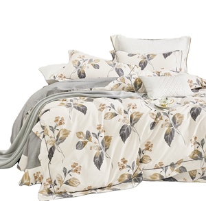 Nữ Hoàng Vua Kích Thước Bông Tấm Ga Trải Giường Đặt Bán Buôn In 200TC Duvet Cover Bộ Đồ Giường Linen Đặt - Product Image 2