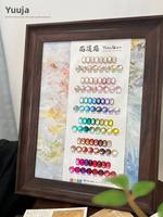 YUUJA 48 Couleurs Vernis à Ongles Gel Effet Œil de Chat Clair de Lune Longue Durée Populaire Couleur Verre Magnétique UV pour Nail Art