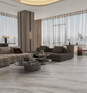 Lastre di Pietra Sinterizzata Grigio Greco di Grandi Dimensioni, Piastrelle <span class=keywords><strong>in</strong></span> Porcellana Effetto <span class=keywords><strong>Marmo</strong></span> <span class=keywords><strong>per</strong></span> <span class=keywords><strong>Pavimenti</strong></span> e Pareti - Product Image 1