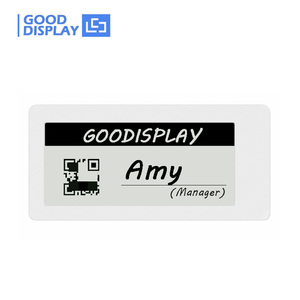 Badge NFC personnalisé GooDisplay 2,9 pouces, encre électronique, étanche, carte d'identité numérique, plus d'un million de cycles de rafraîchissement pour le personnel des bureaux et des conférences - Product Image 3