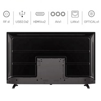 Téléviseur LED Smart Android OEM 42-45 Pouces HD 8 Go avec Décodeur et Fonctionnalité Domotique, HDTV LCD Noir Haute Définition