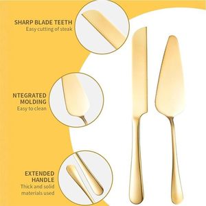 Stainless Steel 20-Piece Wedding Cake Tools Pizza Shovel Spatula Cutter Knife Server <b>Set</b> OPP Bag Dishwasher Safe for <b>Baking</b> - Product Image 2