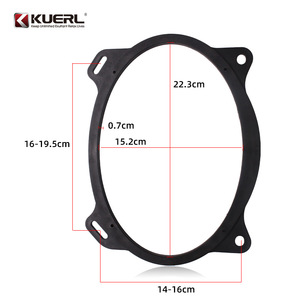 แหวนรองลำโพง KUERL ขนาด 6x9 นิ้ว สำหรับต่อขยาย 6x9 นิ้ว วัสดุ PVC สำหรับติดตั้งกระจกหลังรถยนต์ สำหรับเครื่องเสียงรถยนต์ - Product Image 1