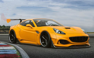 Nouveau kit carrosserie style SD pour Ferrari California, comprenant pare-chocs, jupes latérales, diffuseur, spoiler, capot et extensions d'ailes. - Product Image 5