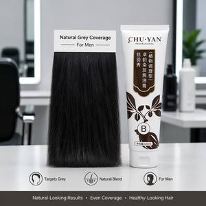 Tinte para el Cabello Chuyan Serie Ejecutiva para Hombre - Fórmula Profesional de Salón - Mezcla en 5 Minutos para Cubrir Canas - Product Image 3