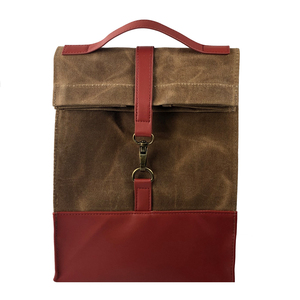 Kích Thước Khác Nhau Sinh Thái Tùy Chỉnh Khuyến Mãi Bông Cooler Canvas Có Thể Gập Lại Cách Nhiệt Văn Phòng Hộp Tote Cooler Kids Sáp Ăn Trưa Bag - Product Image 3