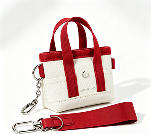 Porte-clés léger et compact en forme de sac, avec logo personnalisé, breloque pour sac, pendentif pour clés, sac à dos, sac à main, cadeau de fête - Product Image 1