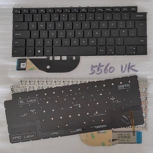 Claviers d'ordinateur portable US UK pour <span class=keywords><strong>Dell</strong></span> <span class=keywords><strong>Precision</strong></span> 5550 5560 <span class=keywords><strong>5570</strong></span> 5580 6670 5750 5770 9720 Royaume-Uni Clavier 5560 Clavier d'ordinateur portable UK - Product Image 5