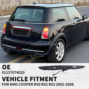 Poignée de trappe de <span class=keywords><strong>coffre</strong></span> arrière chromée avec lampe pour <span class=keywords><strong>Mini</strong></span> Cooper S R56 R57 R58 R59 R60 R61 2005-15 poignée de couvercle de garniture de hayon 51137074020 - Product Image 2