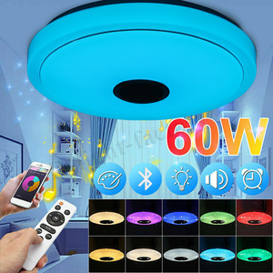 Lámpara de Techo LED Fang Bao de 60W con Bluetooth, Música, Cambio de Color, Control por Aplicación, para Dormitorio, con Control Remoto, Cobertura de 8-20 m² - Product Image 1