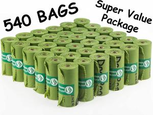 Bolsa para excremento de perro biodegradable de almidón de maíz 100% compostable con logotipo personalizado y alta capacidad - Product Image 5