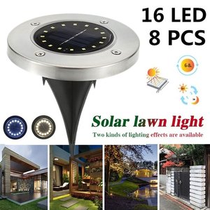 8Led jardín IP65 impermeable paisaje subterráneo decoración iluminación para cubiertas terrazas patio detección tierra paisaje luces - Product Image 4