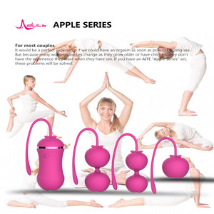 <span class=keywords><strong>Geisha</strong></span> Ben Wa Vibrerende Kegel Bal Vrouwelijke Vagina Aanscherping Oefening Siliconen Massageapparaat - Product Image 4