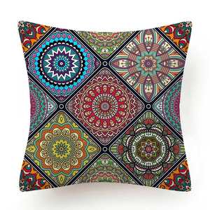 Funda de Cojín Boho con Diseño Paisley Tradicional Oriental, Inspirada en Mandala, Venta al Por Mayor - Product Image 3
