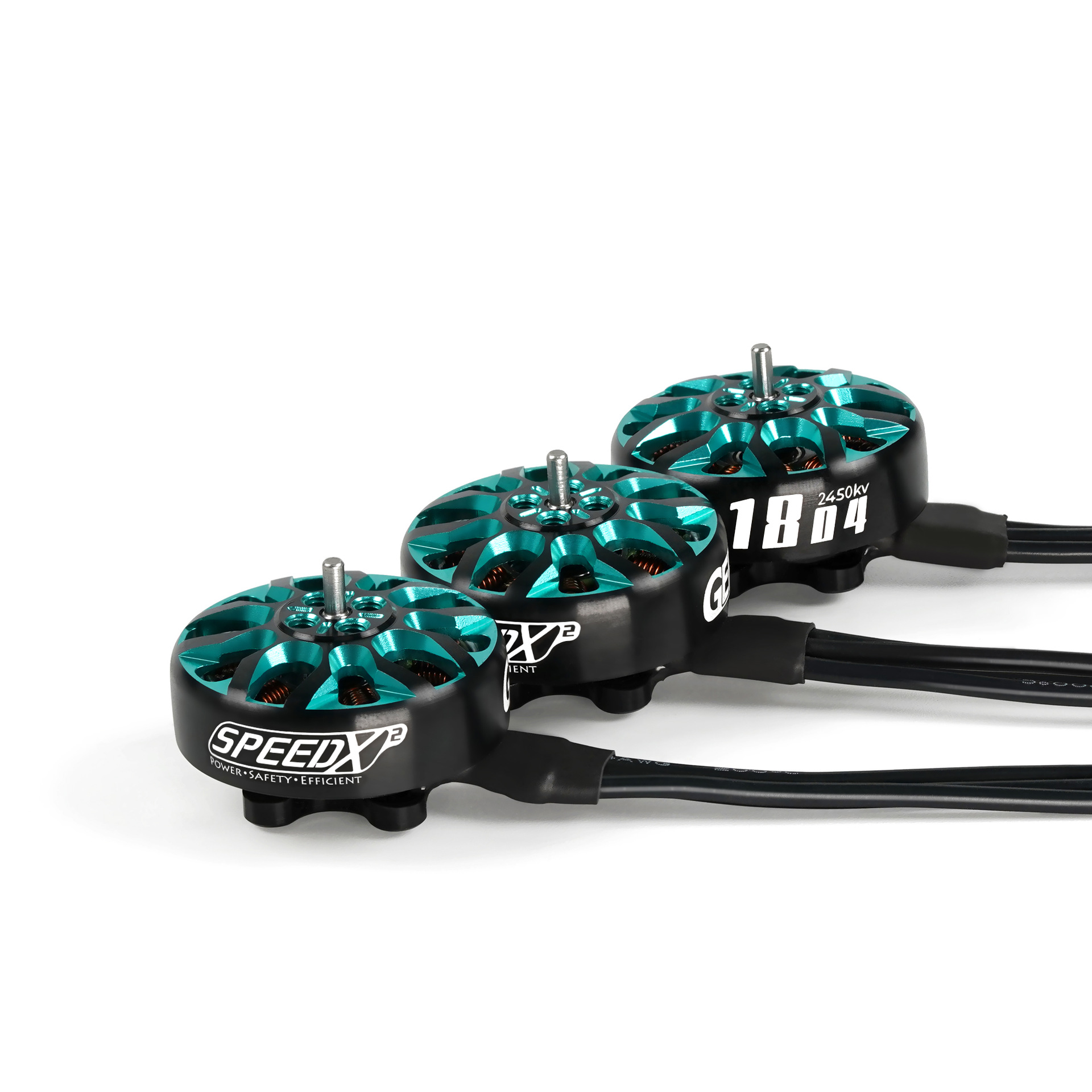 Бесщеточные двигатели SPEEDX2 1804 2450KV/3450KV для 3-4 дюймов FPV гоночный Дрон 7075-T авиационный пластиковый материал аксессуары для Дронов