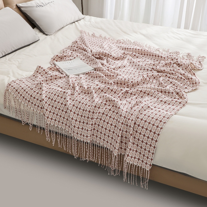 Custom Jacquard Soft Throw Blankets #H0248