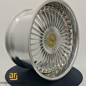 ล้อแม็กซ์ Pangu New Deep Dish แบบหลายก้าน ขอบโครเมียม ขนาด 18-20 นิ้ว ผลิตจากวัสดุอัลลอยด์ฟอร์จ น้ำหนักเบา แข็งแรง ทนทาน เหมาะสำหรับรถ <span class=keywords><strong>SUV</strong></span> - Product Image 4