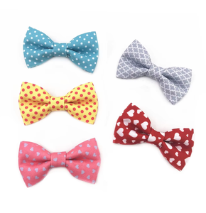 Offre Spéciale accessoires de collier pour animaux de compagnie impression coeur motif <span class=keywords><strong>chien</strong></span> nœud papillon amovible collier de <span class=keywords><strong>chien</strong></span> nœuds papillon avec motif de point de vague - Product Image 2