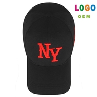 Casquettes de sport personnalisées OEM avec logo brodé 3D en plein air, casquettes réglables à 6 panneaux, visière incurvée, casquette de golf et de baseball pour chiens, polyester