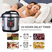 Ventes directes d'usine 6L 8L 10L 12L Cuisinière intelligente Autocuiseur électrique polyvalent commercial en acier inoxydable