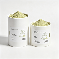 Etiquetas para Frascos de Té Haoxuan OEM, Película Mate de PP Blanca, Impresión UV Localizada, Adhesivos Impermeables para Envases