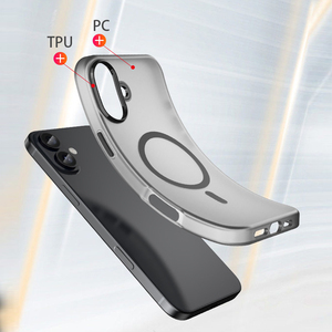 Nuevo para <span class=keywords><strong>iPhone</strong></span> 16 nueva funda de teléfono magnética para <span class=keywords><strong>iPhone</strong></span> 16 pro Max funda de <span class=keywords><strong>cargador</strong></span> inalámbrico funda de acrílico transparente para <span class=keywords><strong>iPhone</strong></span> - Product Image 5