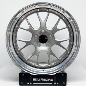 Jantes forgées BZY 2 pièces 5x130 19 20 21 pouces, jantes en alliage brossé pour <span class=keywords><strong>Porsche</strong></span> <span class=keywords><strong>Taycan</strong></span> 911 991 992 944 Macan 970 997 996 - Product Image 3