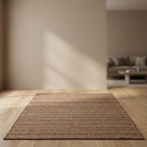 Tapis rectangulaire moderne Star Hometex pour animaux de compagnie, couleur unie, tissage plat, antidérapant, fait main, à poils ras, pour salon et extérieur - Product Image 1