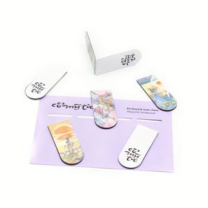 Custom Solid Colorful <b>Bookmarks</b> Magnetic Page Markers Magnet <b>Bookmark</b> Clips for Student Reading - Product Image 3