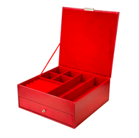Boîte à bijoux rigide de luxe faite à la main avec motif crocodile bronzé, grande capacité, étui de rangement, boîte cadeau, couleur et taille personnalisées