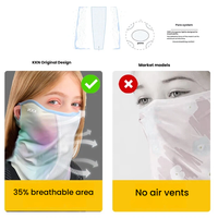 KKN Écharpe magique personnalisable pour enfants, protection solaire, anti-poussière, en maille, en spandex/polyester, fine, pour l'extérieur, l'alpinisme, le vélo, la randonnée