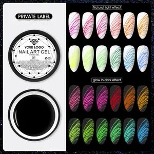 Beautilux Private Label Spider Gel No Sticky Layer Nail Art Painting Gels Nail Polish UV LED Gel Lacquer For Nail 6g