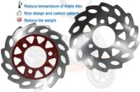 Pièces de scooter, disque de frein pour MBK Stunt Nitro Booster Yamaha Jog R Neos Aerox 50 100 PGO T-Rex 50 TGB City50 Peugeot 100 50
