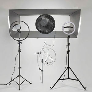 Trípode profesional para video fotográfico con columna central multiángulo - Product Image 1