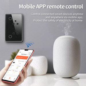 Nhà thông minh tuya Wi-Fi ZigBee 10A điện chúng tôi/AU tường ổ cắm phổ 2-outlet điện cắm cảm ứng Bảng điều chỉnh chuyển đổi điều khiển bằng giọng nói - Product Image 3