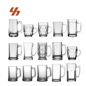 Vente en gros classique personnalisé de 17/40oz, chopes à bière épaisses et incassables, chopes en <span class=keywords><strong>verre</strong></span> pour boissons gazeuses, tasse en <span class=keywords><strong>verre</strong></span> à bière avec poignée - Product Image 1