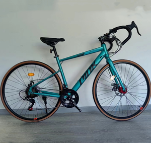 จักรยานเสือหมอบดีไซน์ทันสมัย ระบบเบรกดิสก์คู่ ขายดี รุ่นใหม่ สีเหลือง แดง ขาวธรรมดา สำหรับแข่งขัน  โครงเหล็กแบบกำหนดเอง สำหรับฝึกซ้อม RACE - Product Image 2