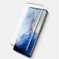Accessoires de téléphone portable 3D verre trempé pour Samsung S20 S21 S22 Plus Note 20 Ultra protecteur d'écran avec empreinte digitale déverrouillé