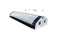 Smart Vanilla Grow Serre à travée unique Serre commerciale occultant la lumière à vendre