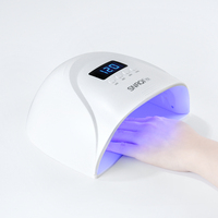 SNRQI Sèche-Ongles Rechargeable 10s Cure Gel Vernis À Ongles Équipements Portable Non Occupé Espace Manucure Nail Art Pratique